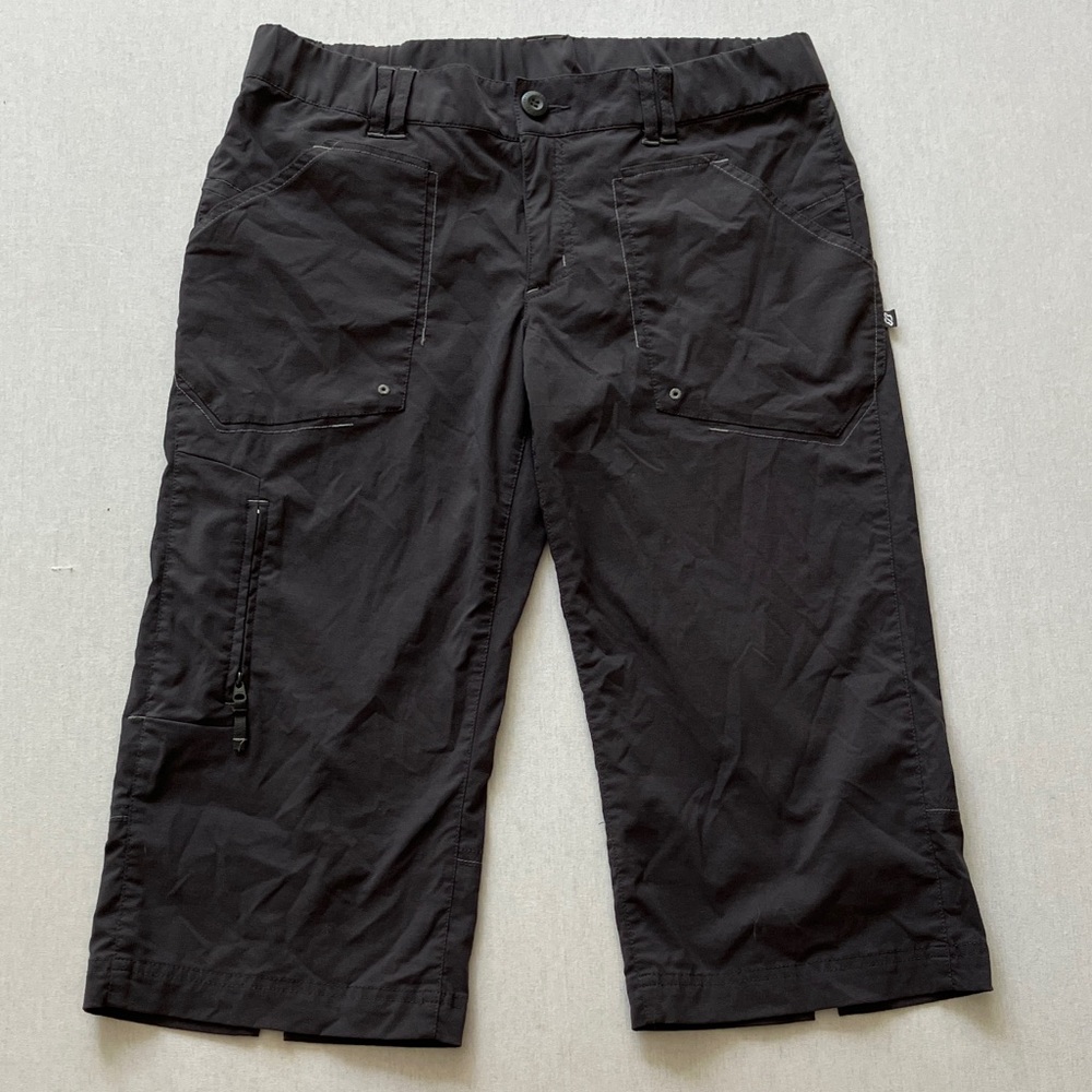 Eddie Bauer Sport Active Fit Black Top with Yellow Logo